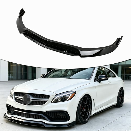 Front bumper lip gloss black - bumper,
