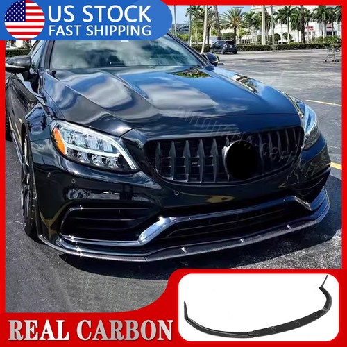 Real carbon fiber front - real, bumper
