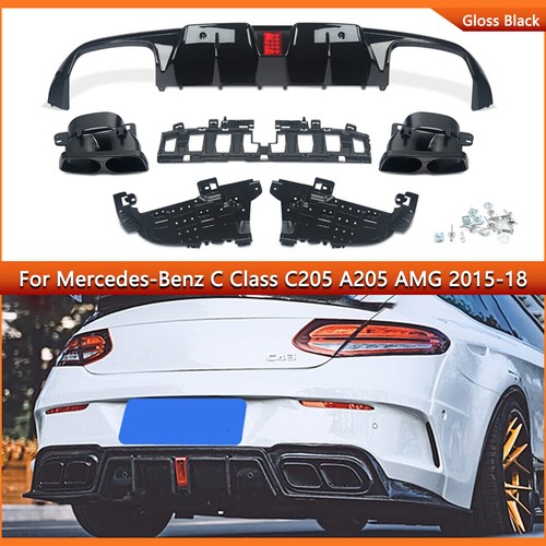 Rear diffuser led exhaust - rear,