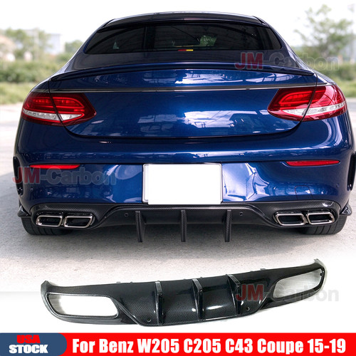 Dry carbon rear bumper - rear,