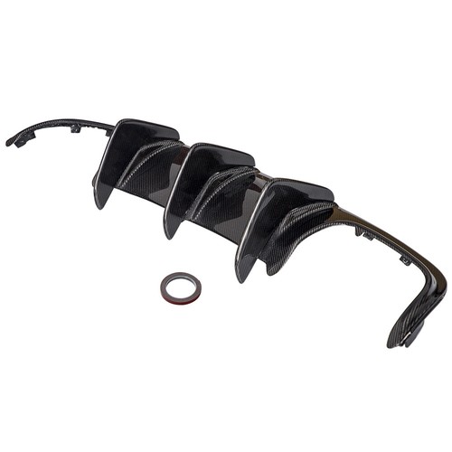 Rear bumper diffuser shark fin - bumper,