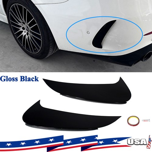 Gloss black rear - bumper, air