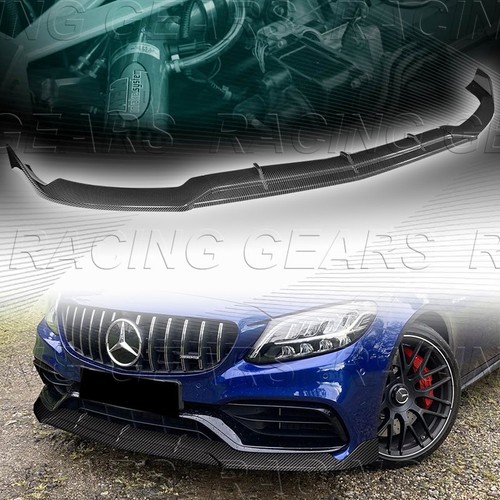 Carbon look front bumper - front, lip