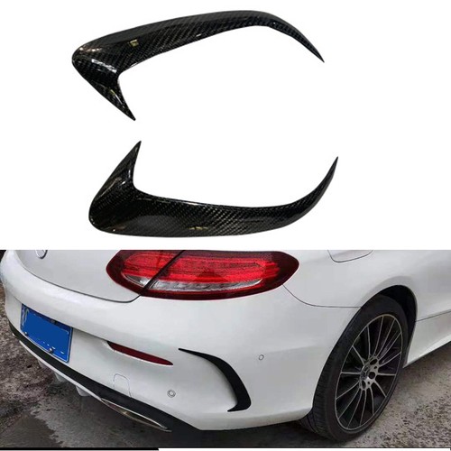 Carbon fiber rear bumper vents - carbon,