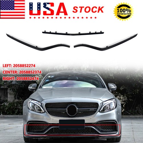 Glossy black front - black, bumper